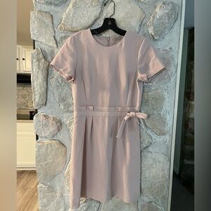 H&M Light Pink Short Sleeve Semi-Formal Mini Dress- Size 4